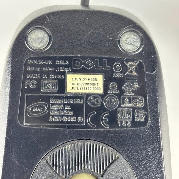 Dell Trackball Wired Mouse M-UK DEL3 TESTED WORKS - Picture 5 of 5